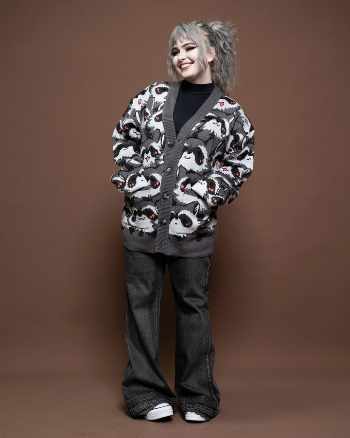 Nice Racc-oon Cardigan