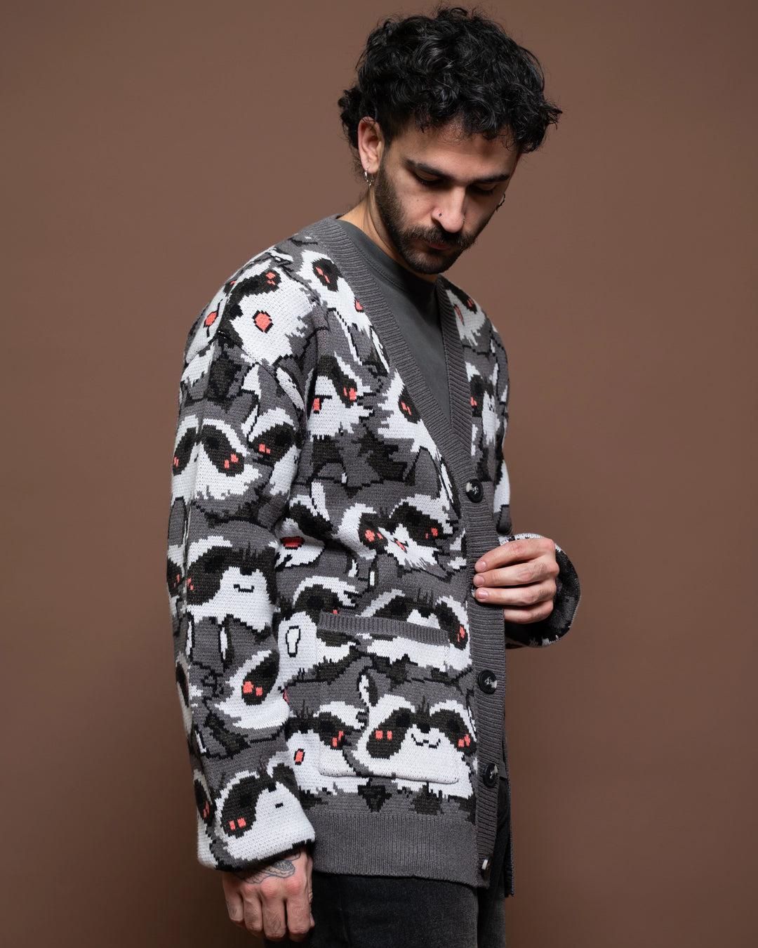 Nice Racc-oon Cardigan