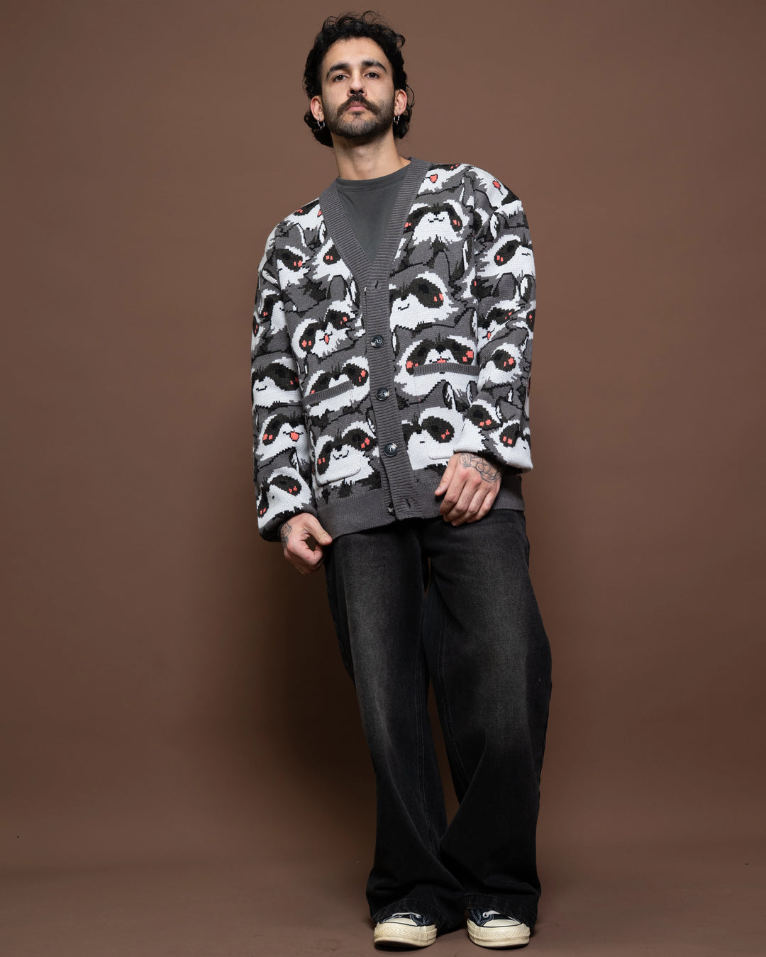 Nice Racc-oon Cardigan