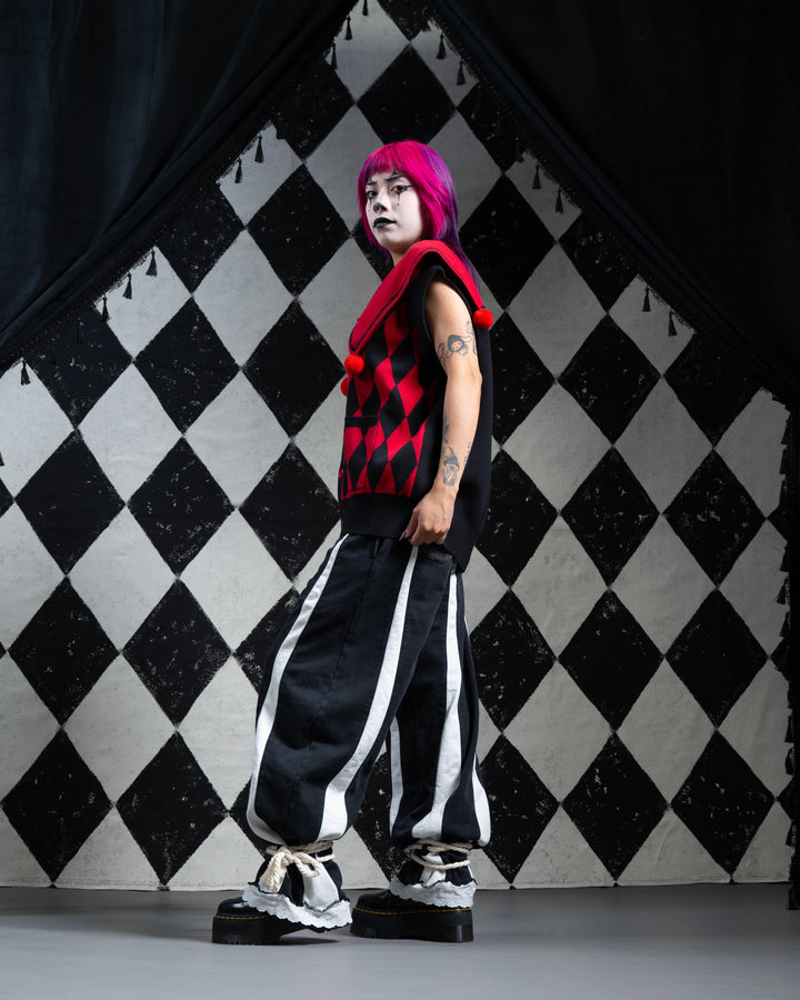 Crimson Harlequin Vest