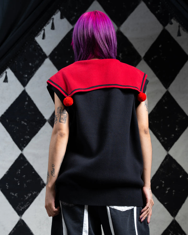 Crimson Harlequin Vest