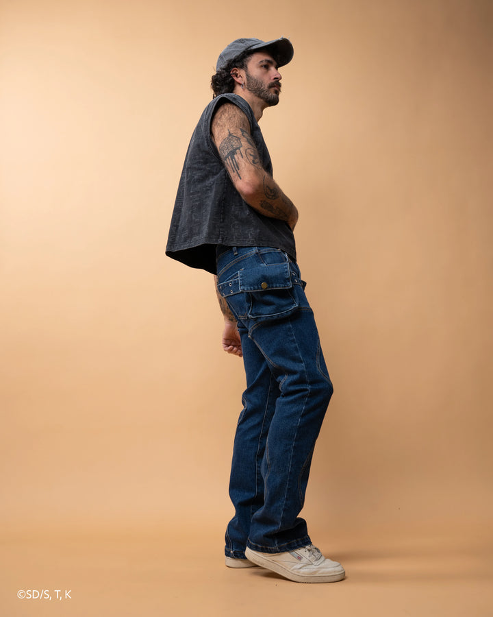 Blue Wash Duelist Denim Slim Fit
