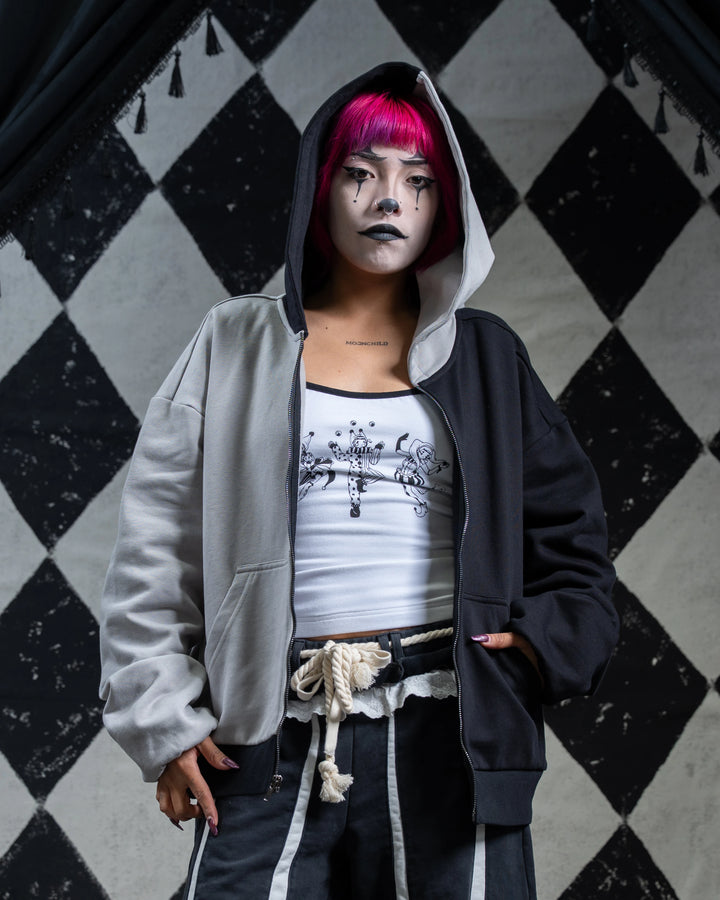 Zip Up Jester Hoodie