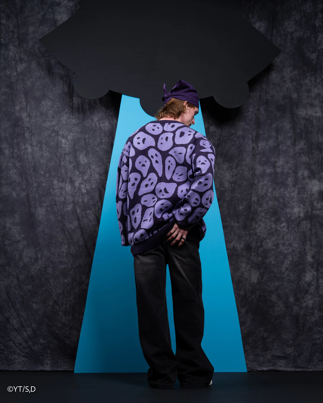 Ghost Patterned Sweater