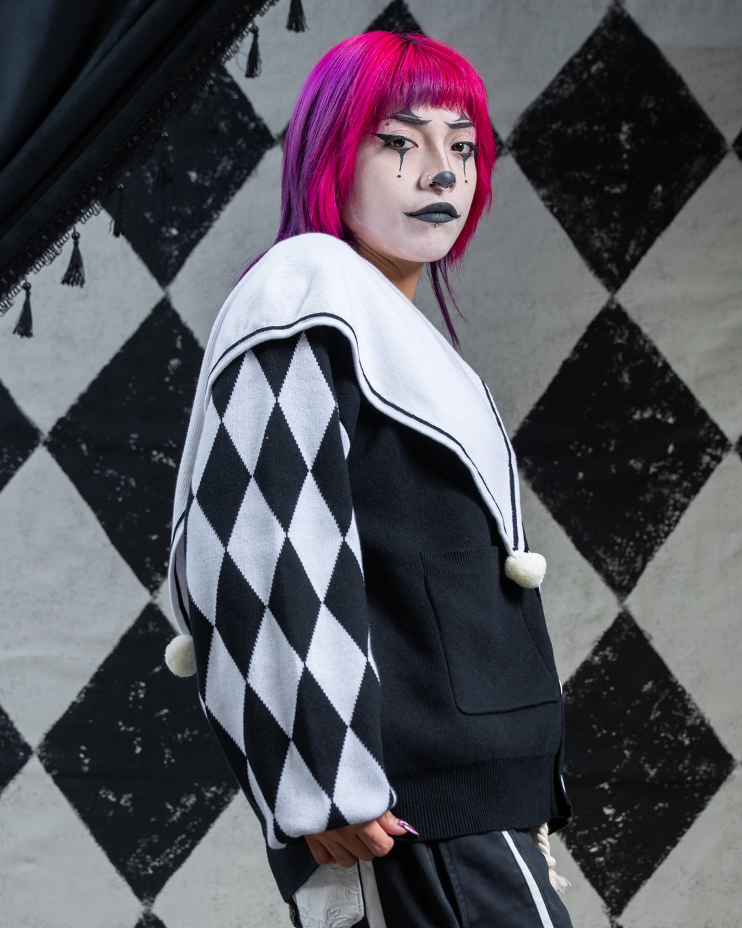 Harlequin Cardigan