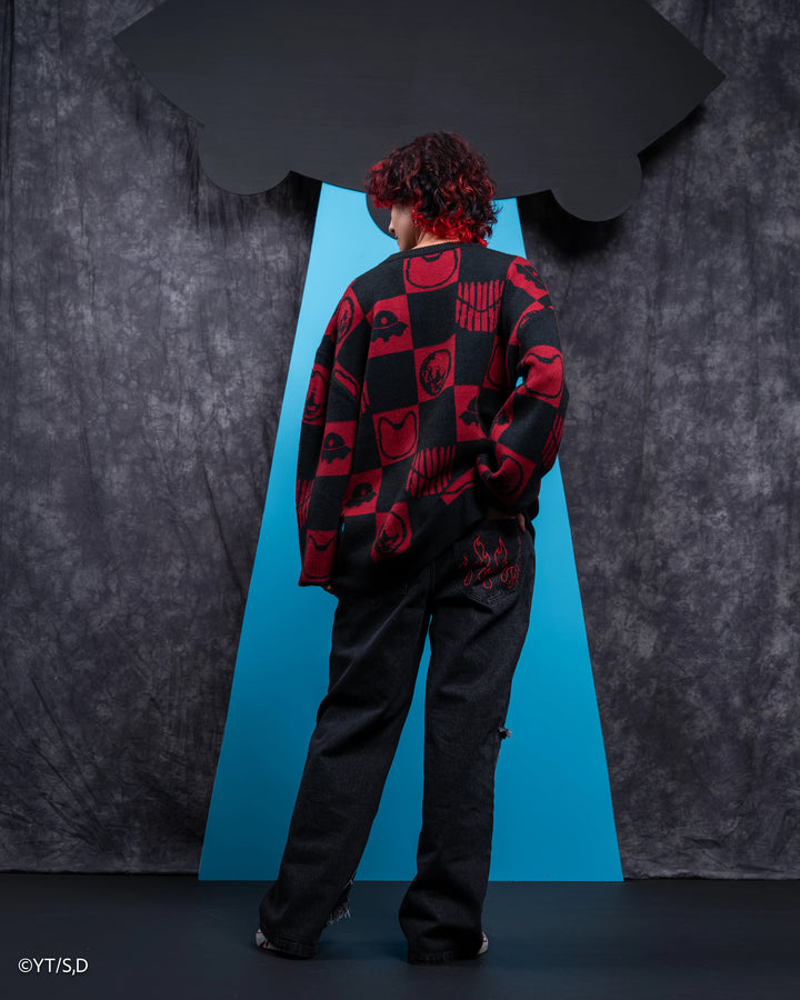 Okarun Patterned Sweater