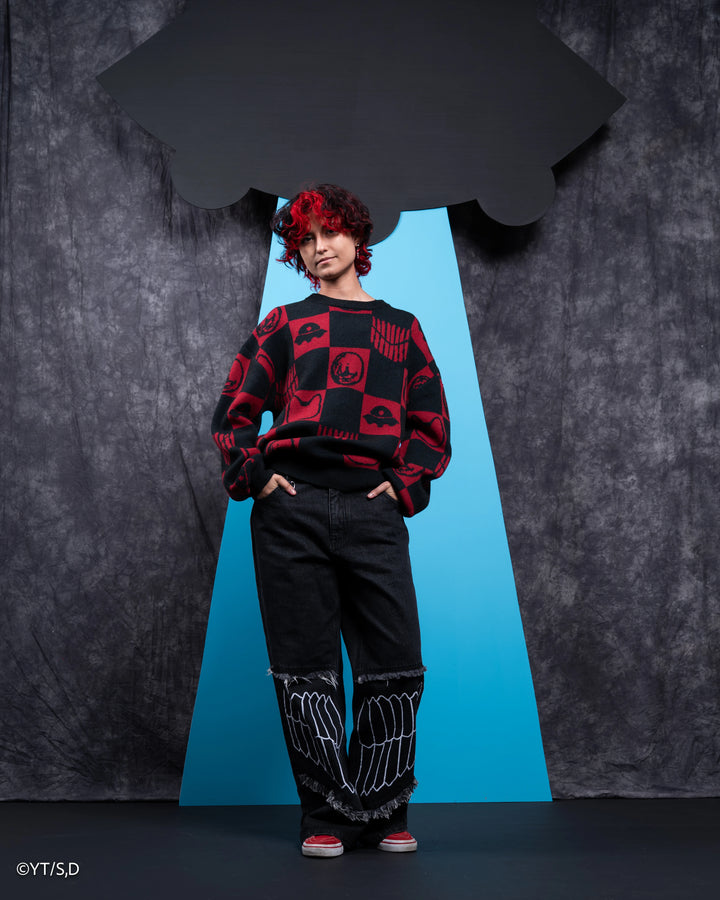 Okarun Patterned Sweater