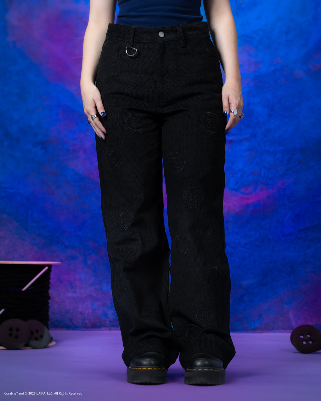 Button Corduroy Pants