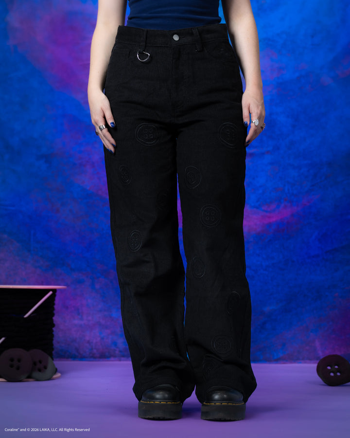 Button Corduroy Pants