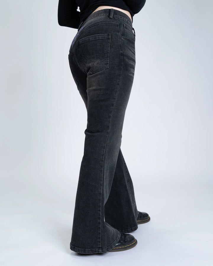 Medium Rise Tramp Stamp Jeans