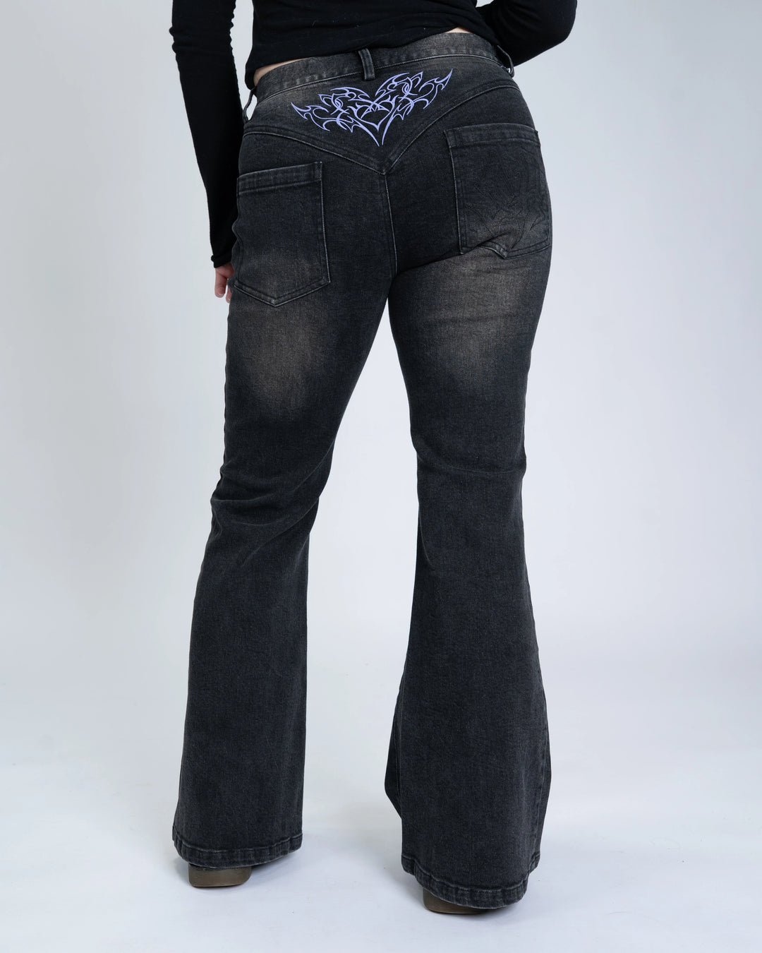 Medium Rise Tramp Stamp Jeans