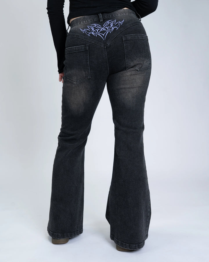 Medium Rise Tramp Stamp Jeans