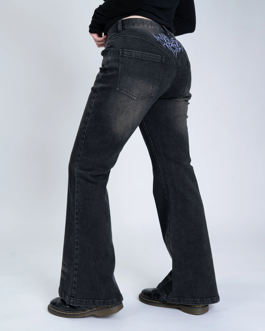 Medium Rise Tramp Stamp Jeans
