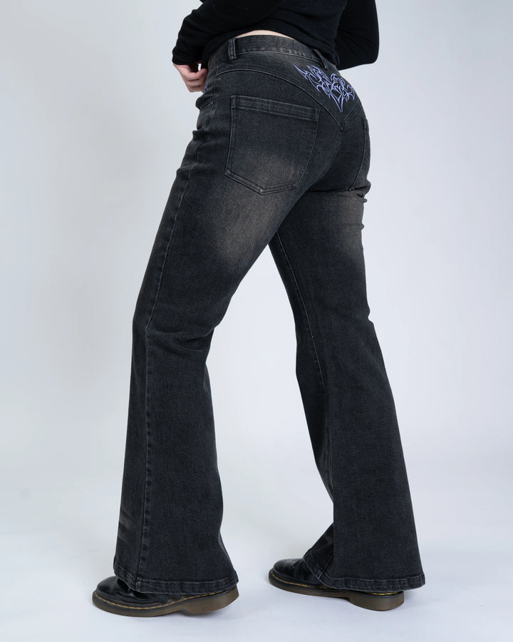 Medium Rise Tramp Stamp Jeans