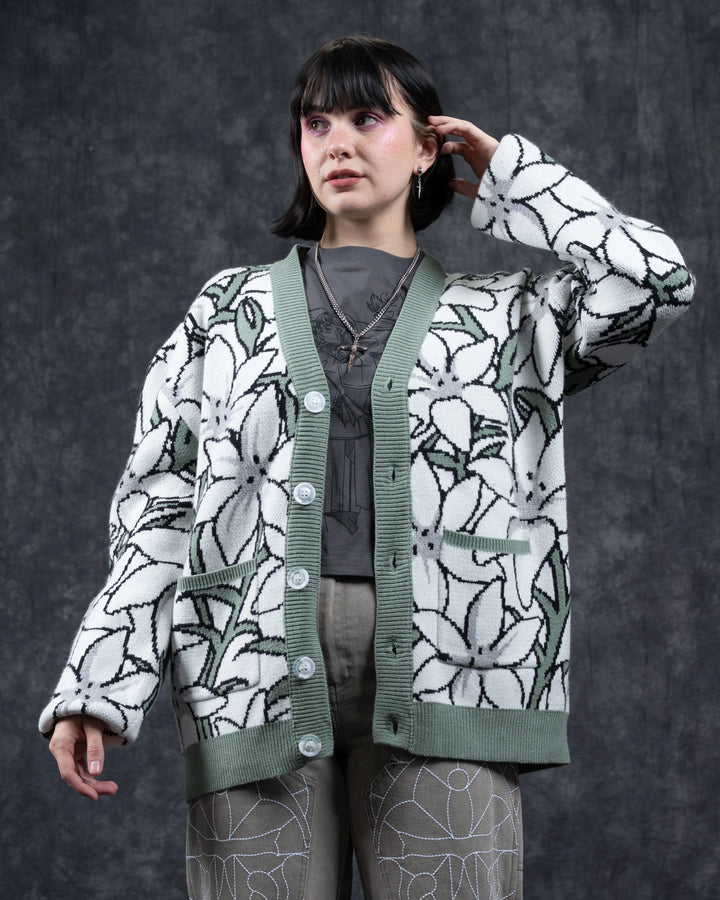 White Lily Cardigan