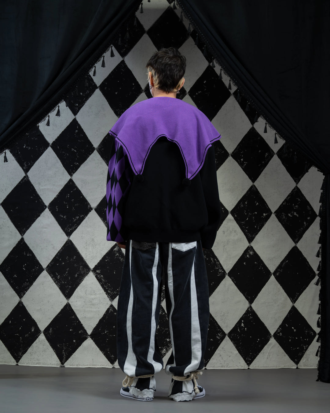 Amethyst Harlequin Cardigan