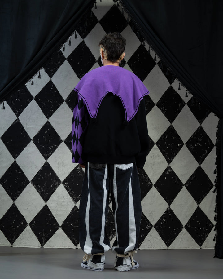 Amethyst Harlequin Cardigan