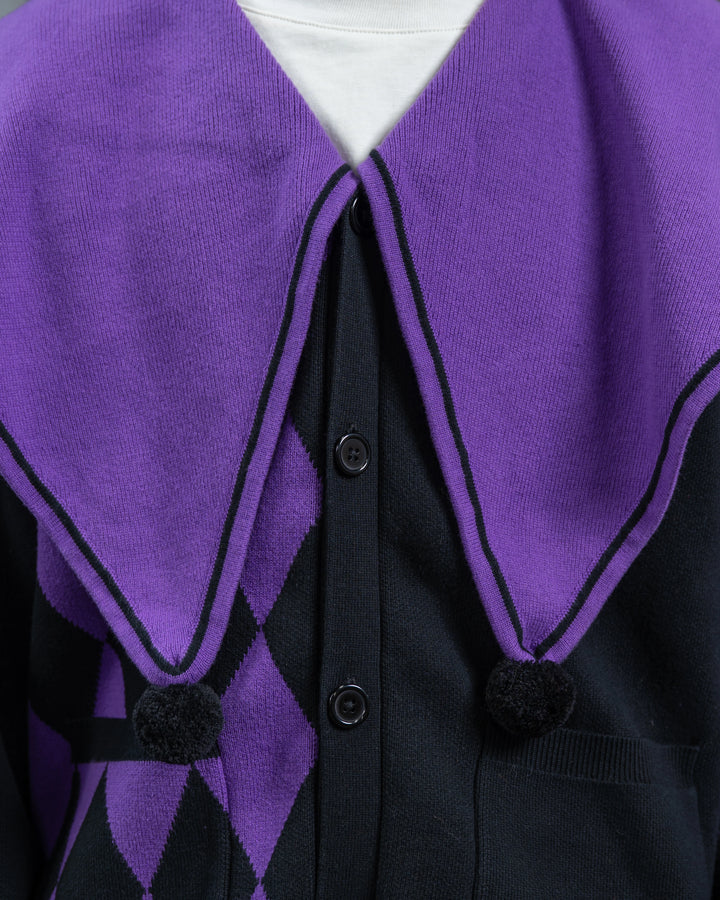 Amethyst Harlequin Cardigan