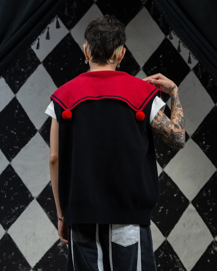 Crimson Harlequin Vest