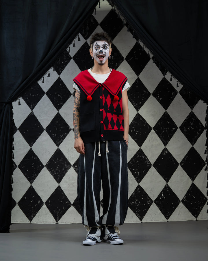 Crimson Harlequin Vest