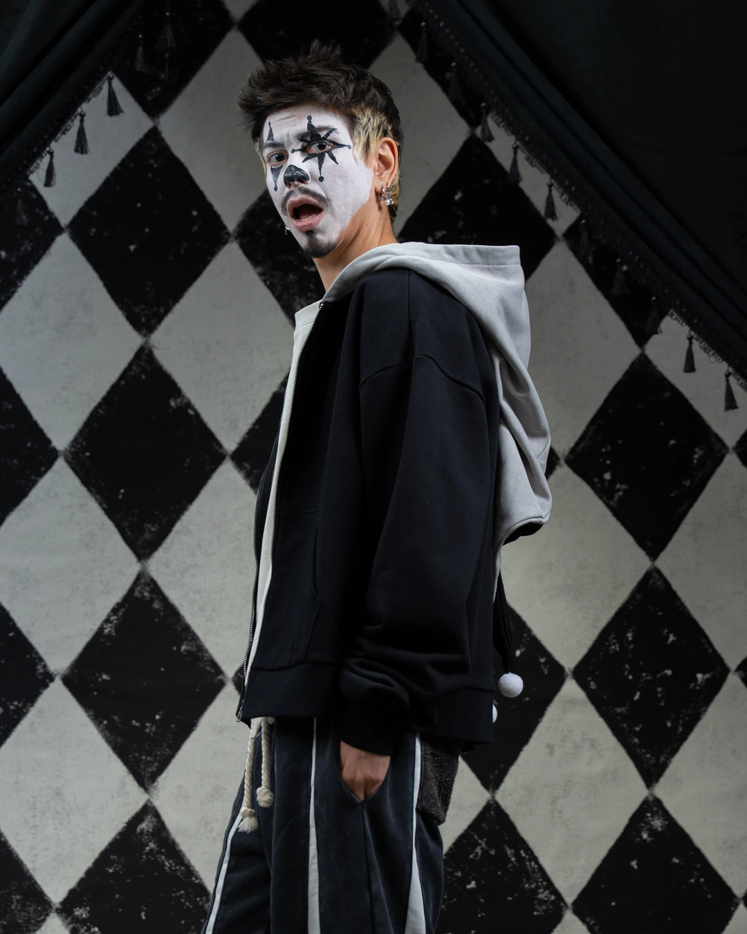 Zip Up Jester Hoodie