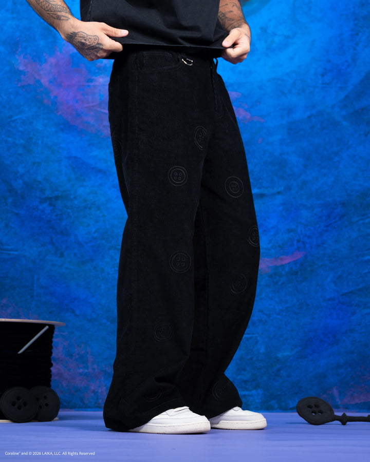 Button Corduroy Pants