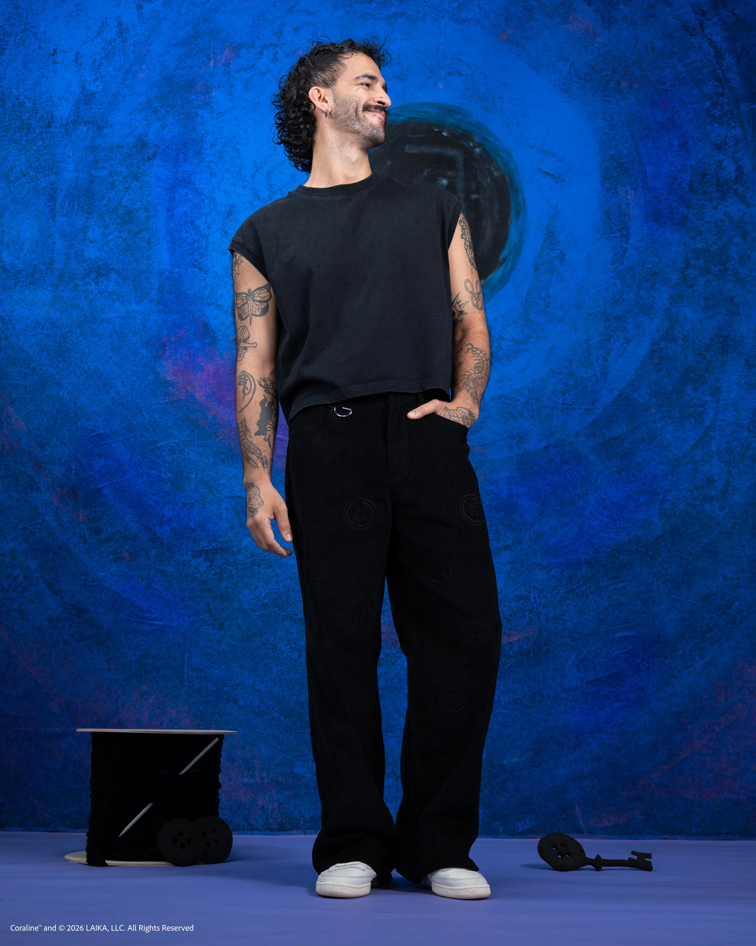 Button Corduroy Pants