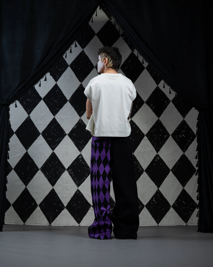 Amethyst Harlequin Knit Pants