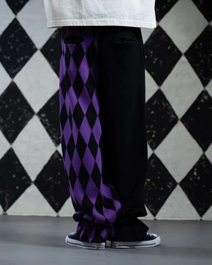 Amethyst Harlequin Knit Pants