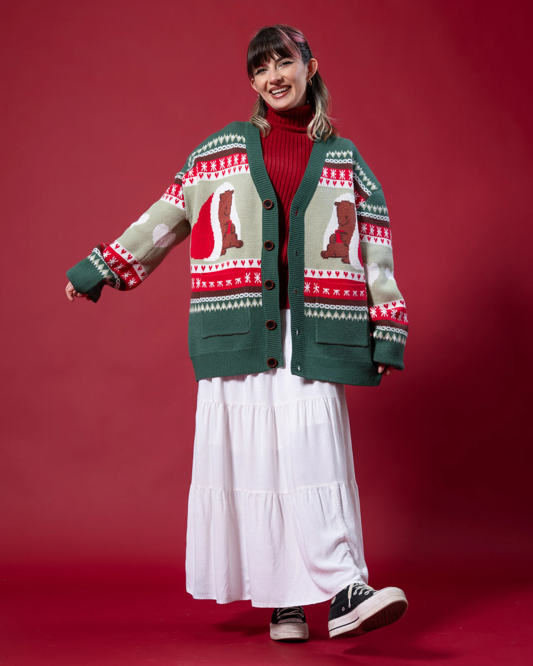 Beary Christmas Cardigan