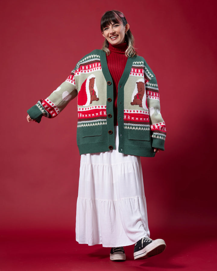 Beary Christmas Cardigan