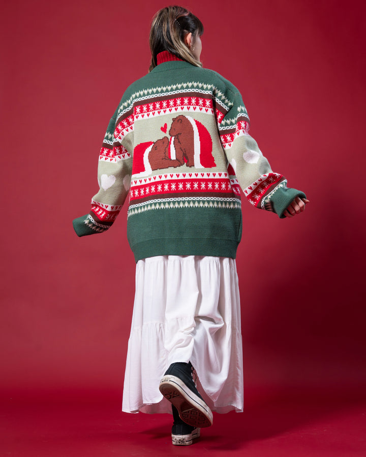 Beary Christmas Cardigan