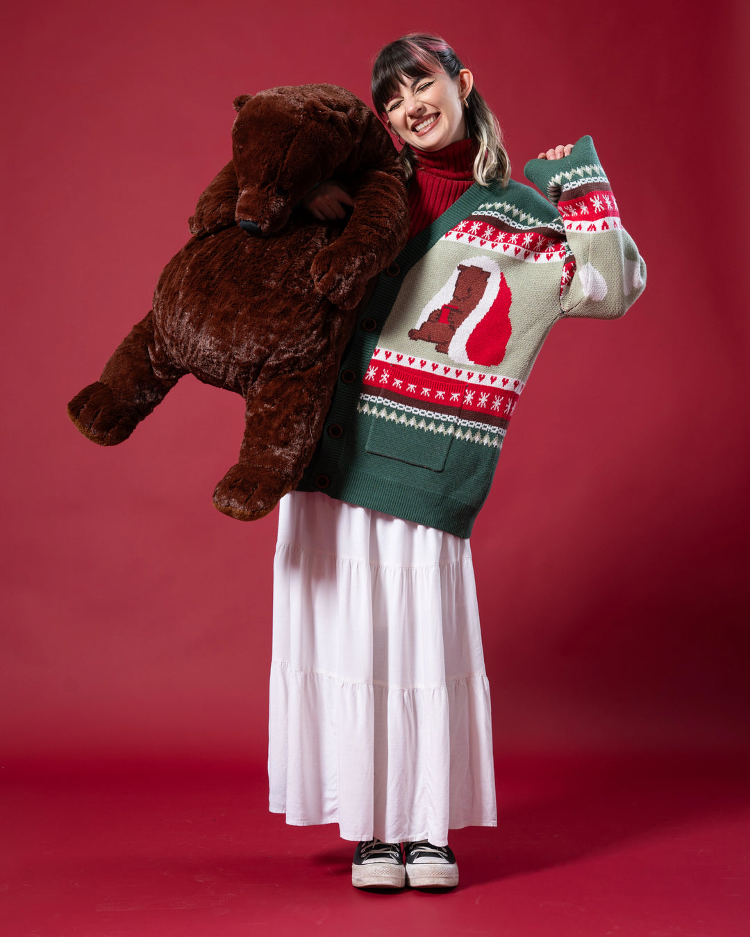 Beary Christmas Cardigan