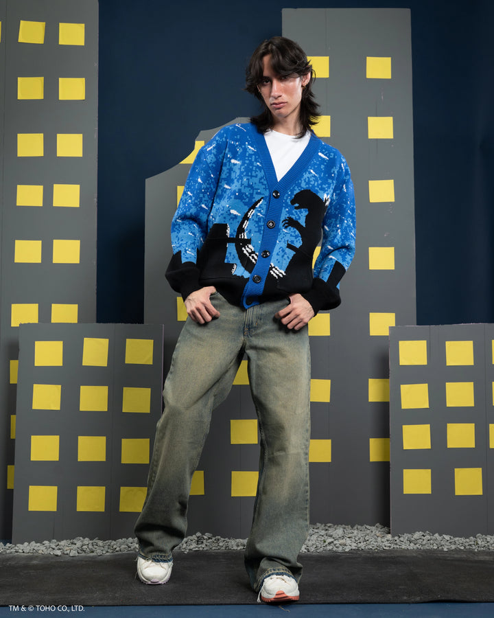 Godzilla Silhouette Cardigan