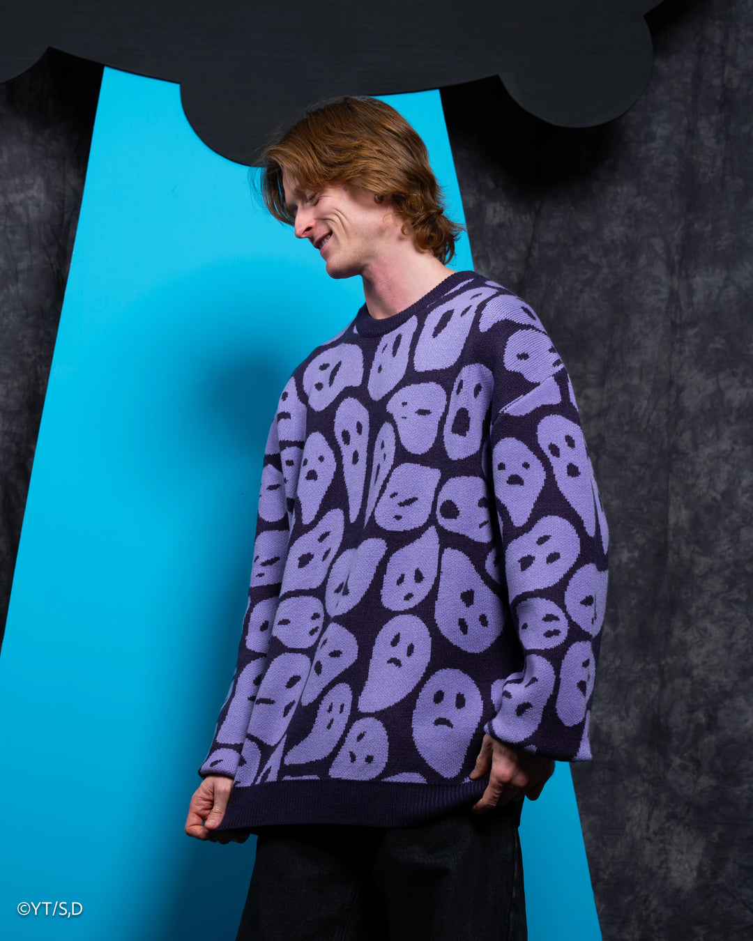 Ghost Patterned Sweater