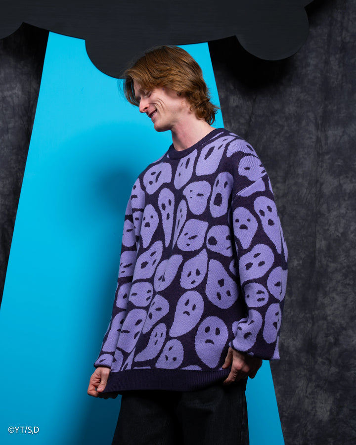Ghost Patterned Sweater