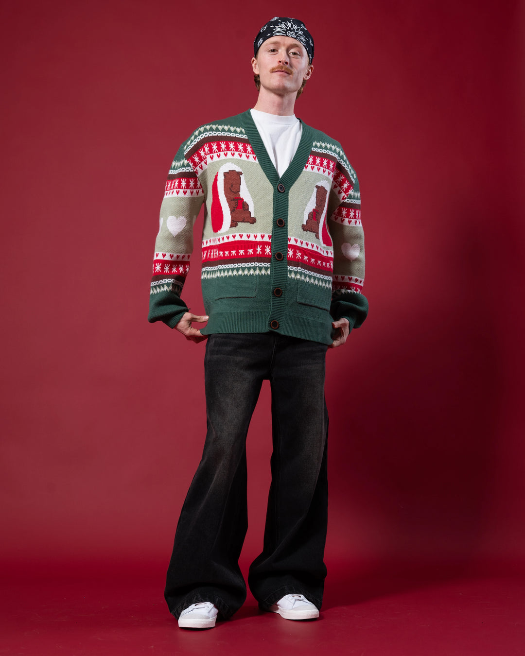 Beary Christmas Cardigan