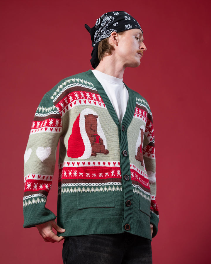 Beary Christmas Cardigan