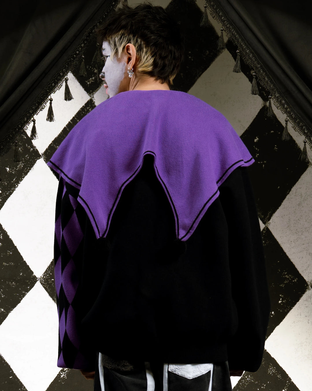 Amethyst Harlequin Cardigan