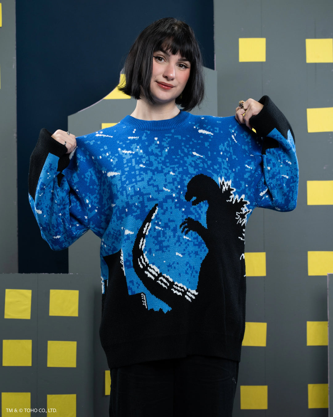 Godzilla Silhouette Sweater