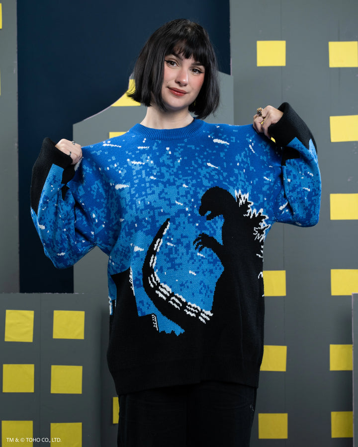 Godzilla Silhouette Sweater