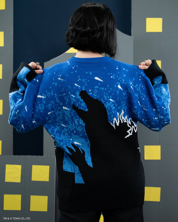 Godzilla Silhouette Sweater