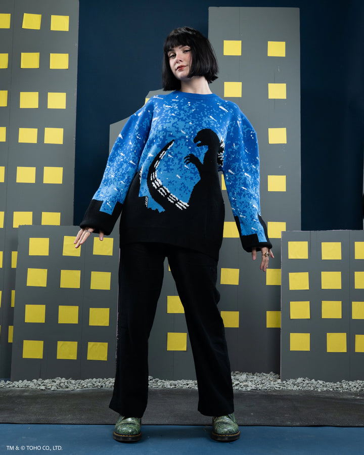 Godzilla Silhouette Sweater