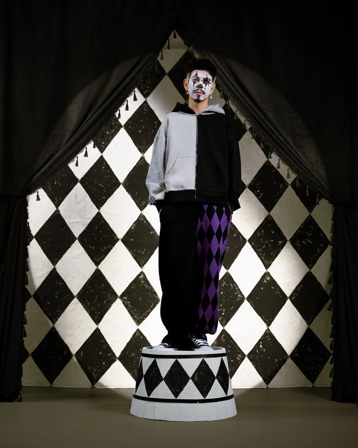 Amethyst Harlequin Knit Pants