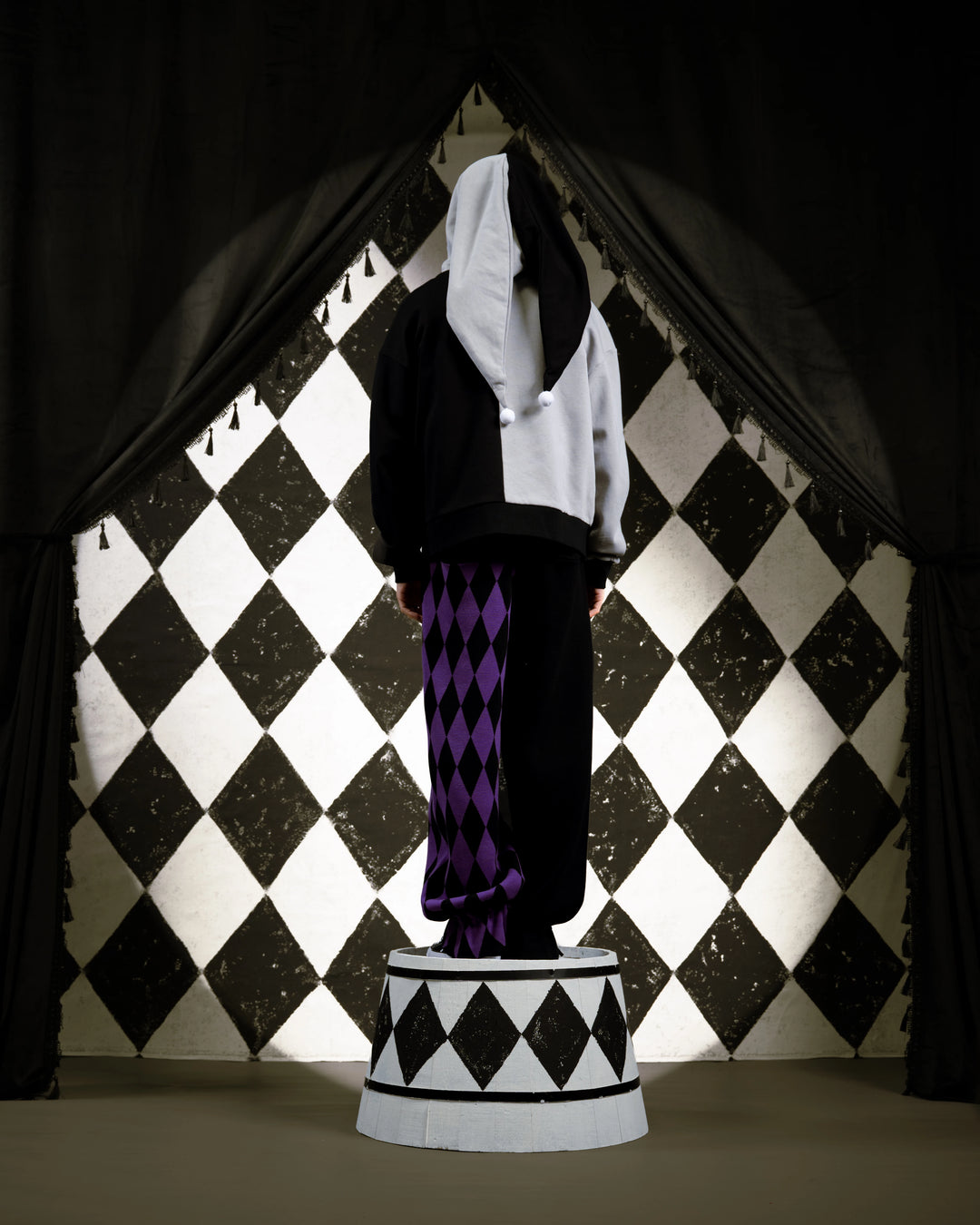 Amethyst Harlequin Knit Pants
