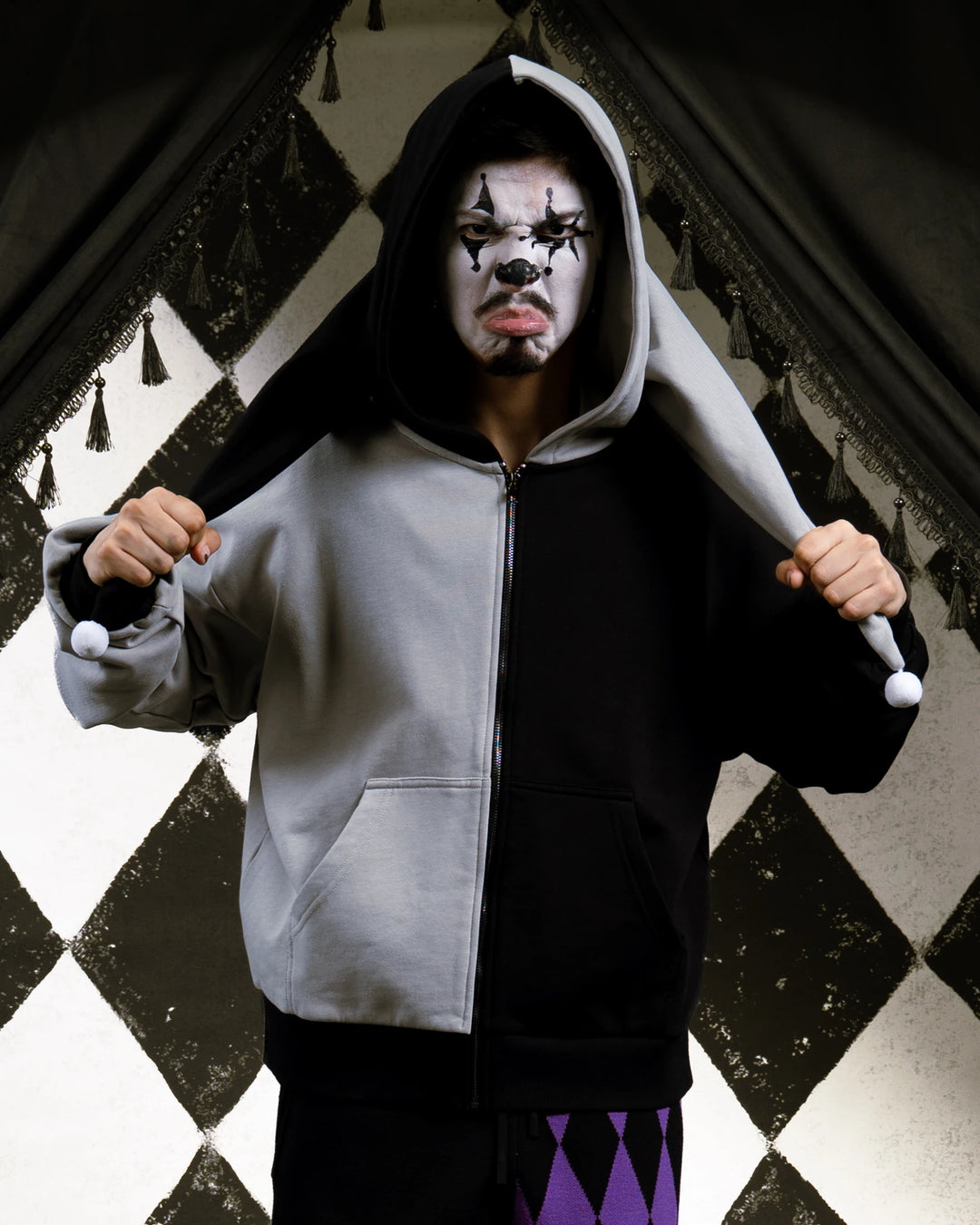 Zip Up Jester Hoodie