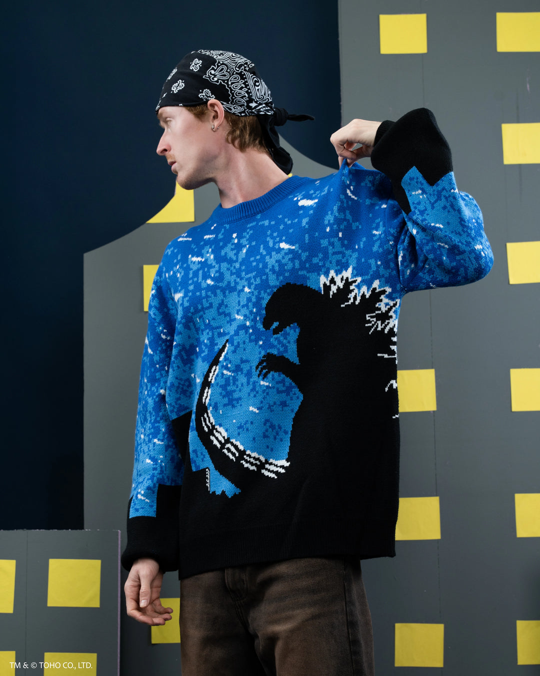 Godzilla Silhouette Sweater