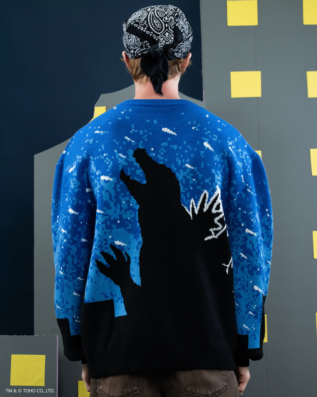 Godzilla Silhouette Sweater