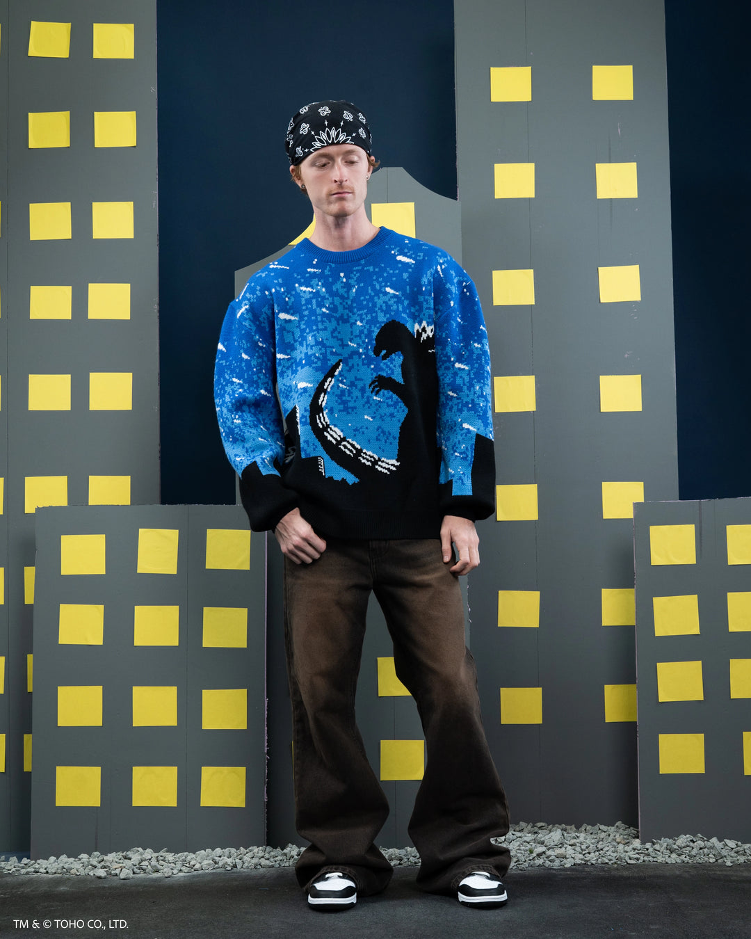 Godzilla Silhouette Sweater