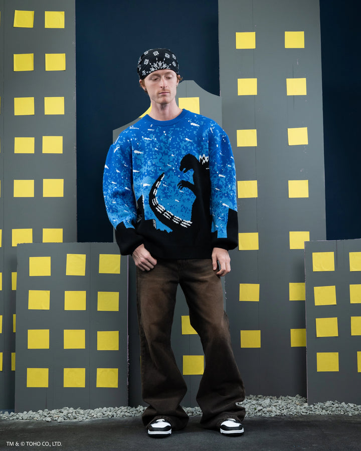 Godzilla Silhouette Sweater